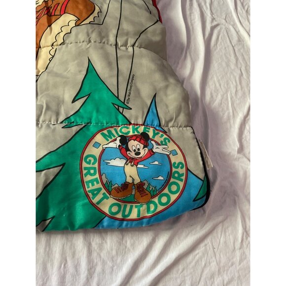 Mickey Mouse Sleeping Bag Kids Campout Adventure Cutter - Picture 2 of 8